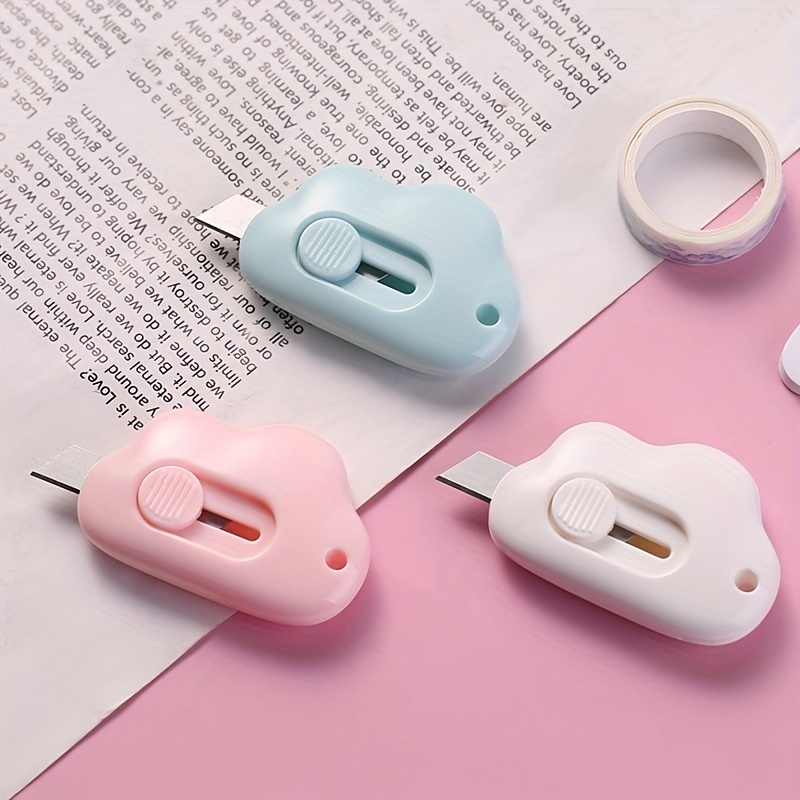 Cute Mini Love Heart Utility Knife Paper Cutter Art Knife - Temu