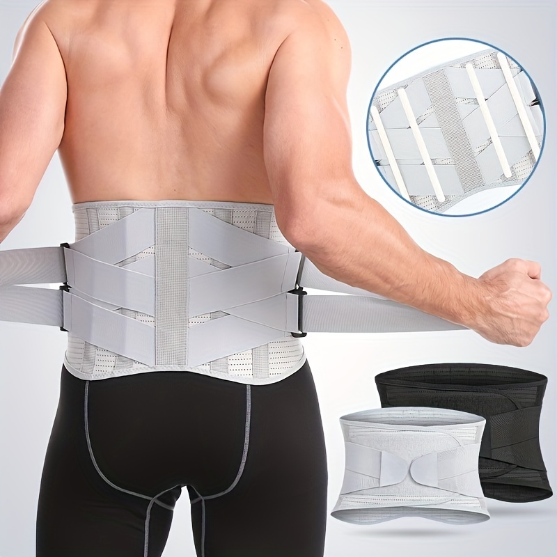 Magnetic Back Brace Posture Corrector Unisex Lumbar Support Belt Size Up  For Best Fit - Sports & Outdoors - Temu Canada