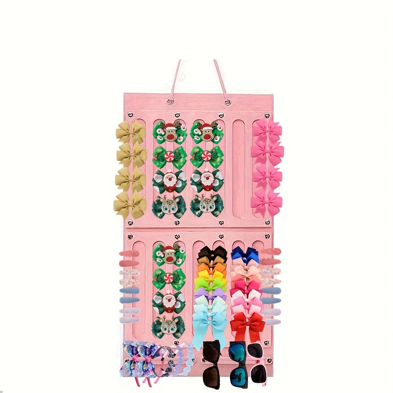 1pc Princess Style Hair Accessories Hanging Storage Organizer, Wall  Decoration Hair Bows Hair Accessories Storage, Hair Clips Hair Rope Glasses Organizing  Storage For Baby Girls, Children And Women'sJewelry BoxHanging Storage