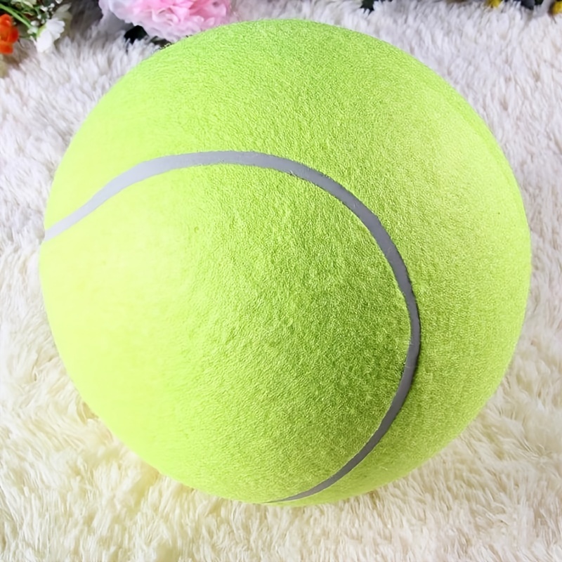 Interactive Pet Toys: Large Dog Tennis Ball For Outdoor Fun - Temu