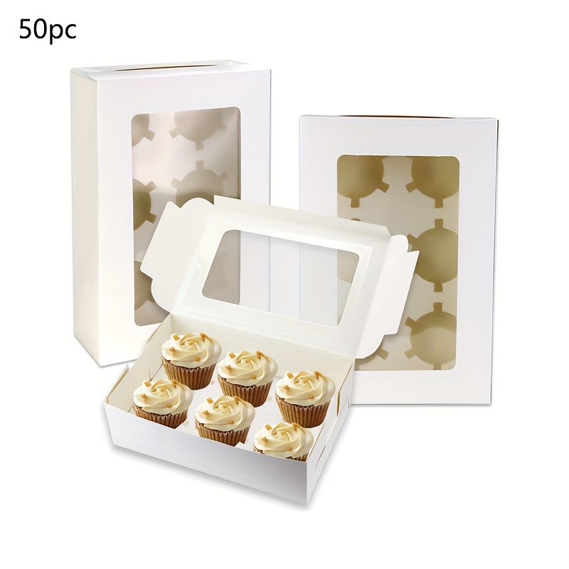 Cupcake Containers - 6 Cupcakes