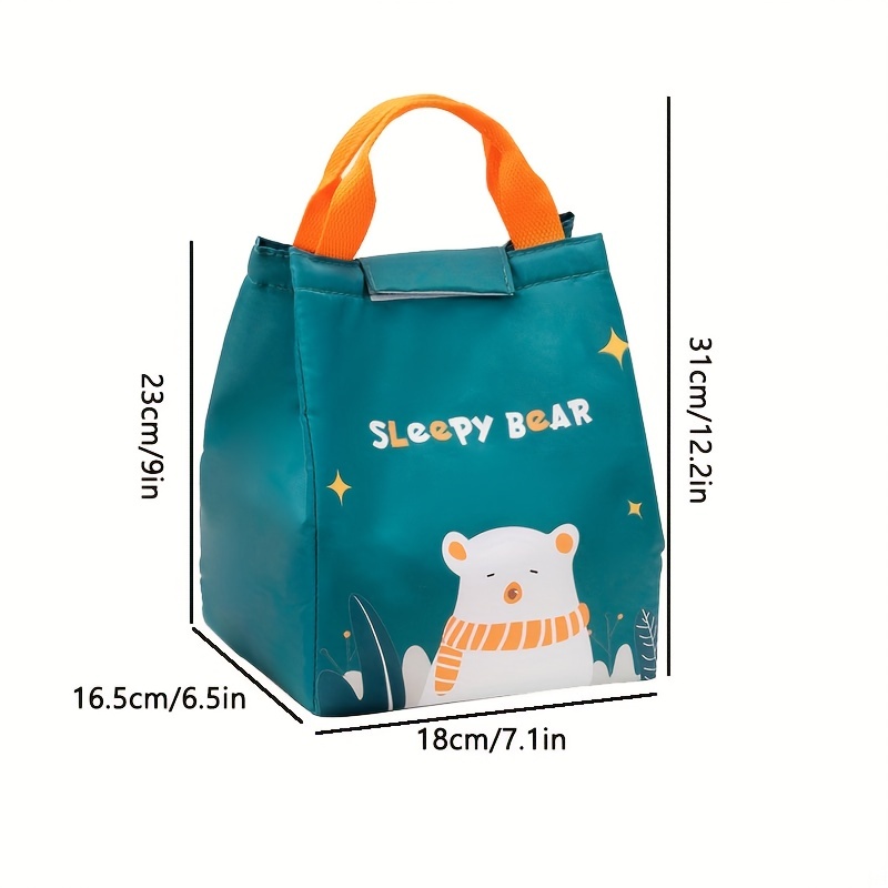 Lunch Bag Waterproof Durable Tote Lunch Box Bag For Work School Cartoon  Cute Dinosaur Lunch Box - Temu