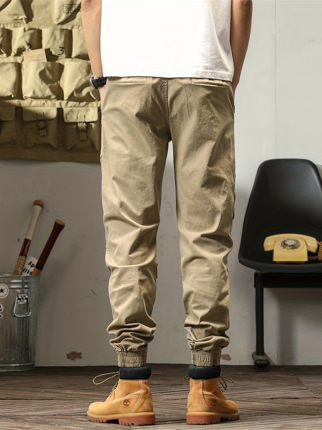ON SALE!! Man's Casual Joggers Pants Sweatpants Cargo Combat Loose Trousers  US 