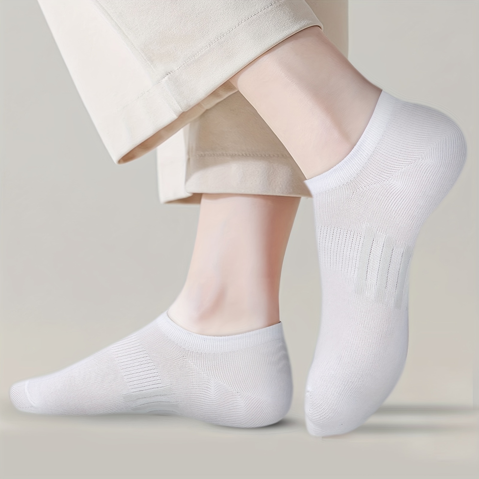 Unisex Comfy Ankle Socks Plain Color Invisible Sock Men's - Temu