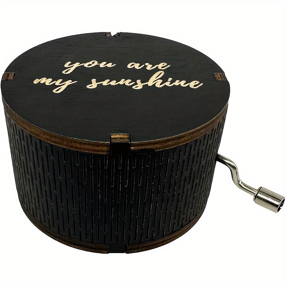 1pc Youre My Sunshine Carillon In Legno, Manovella Rotonda Antica Incisa  Scatole Musicali In Legno Regali Per Amante, Fidanzato, Fidanzata, Marito,  Moglie, Spedizione Gratuita Per I Nuovi Utenti