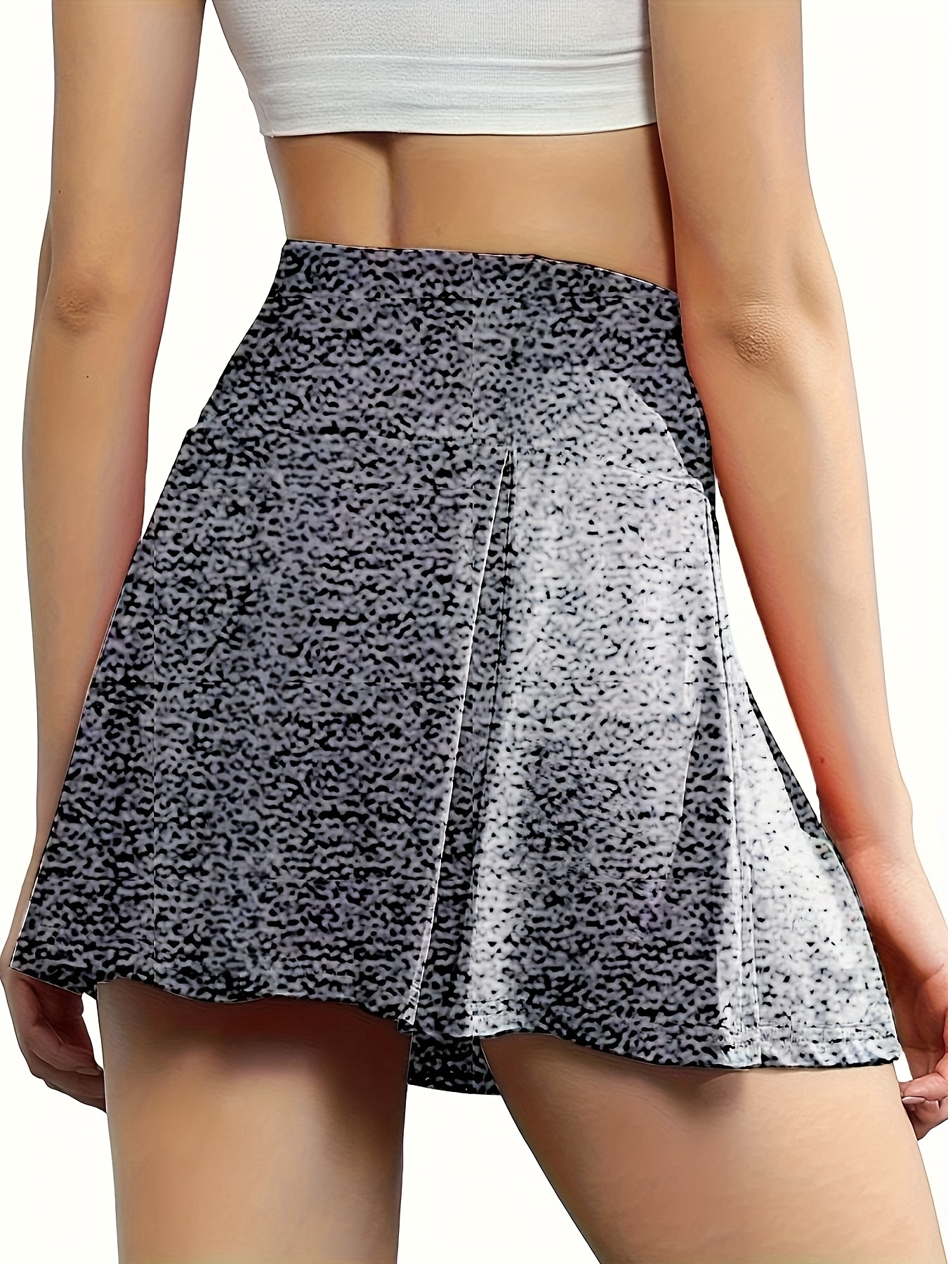 Summer Skort Solid Shorts Sexy High Waist Fashion Sports - Temu