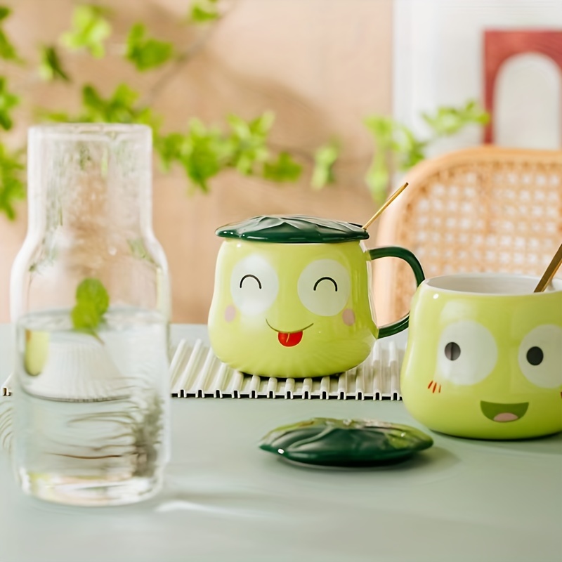 300ml Creative Cute Expression Ceramic Cups Cute Face