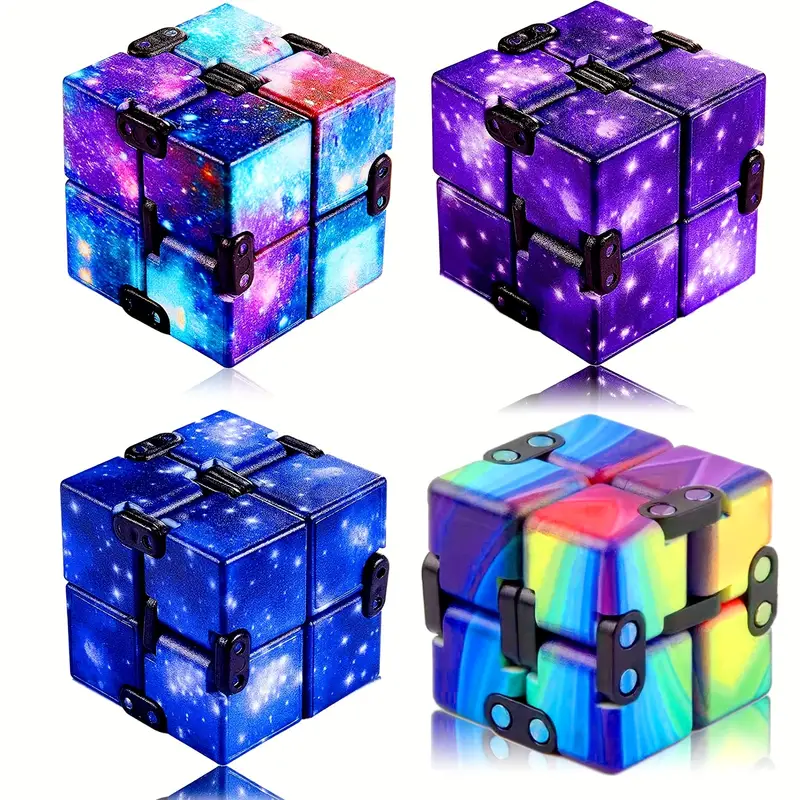 Infinity Cube Fidget Toys Space Cube Toys Fidget Blocks For - Temu