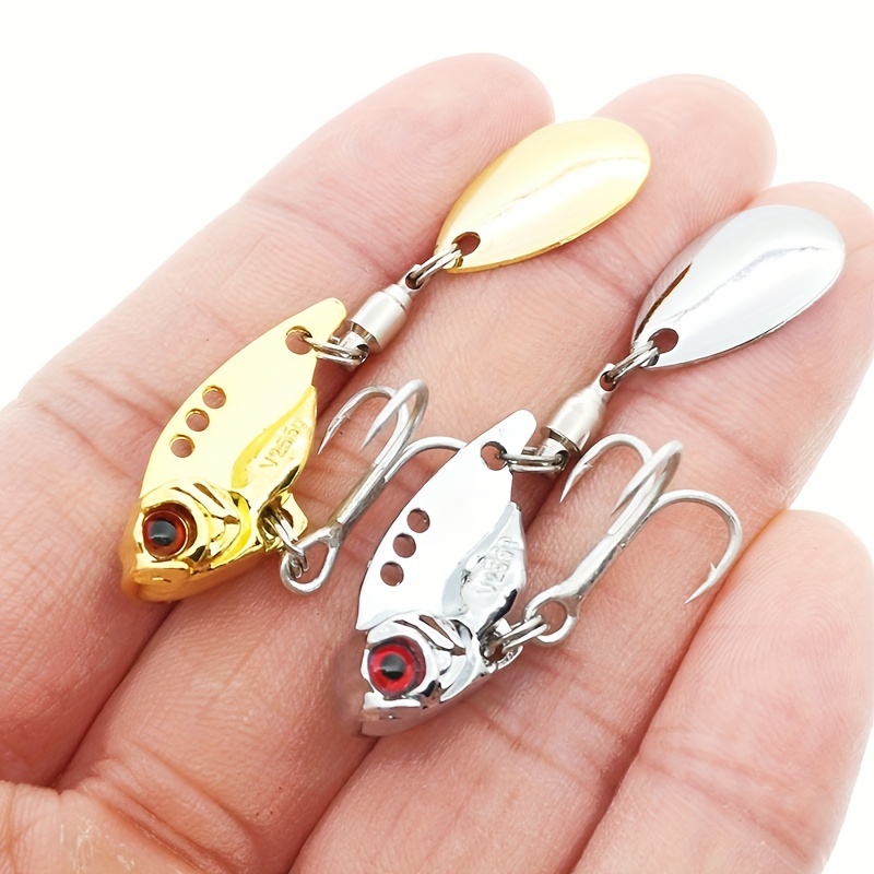 Gold Silver Metal VIB Lures Strong
