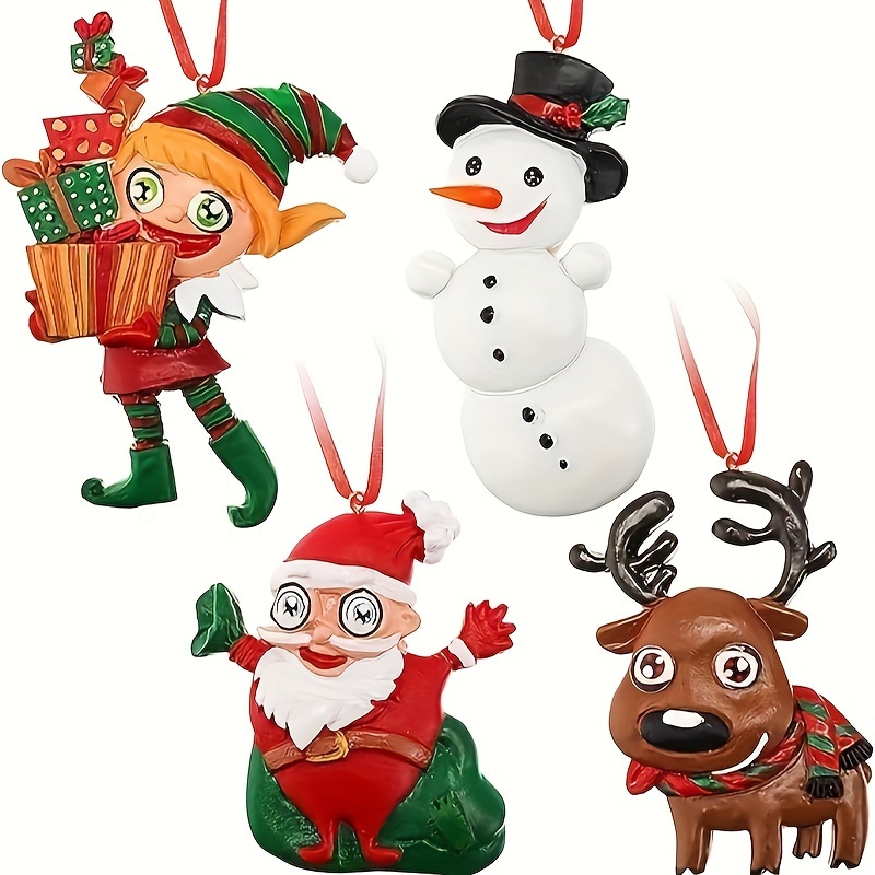 1pc 2d Weihnachten Halloween Neue Santa Schneemann Schnee - Temu Austria