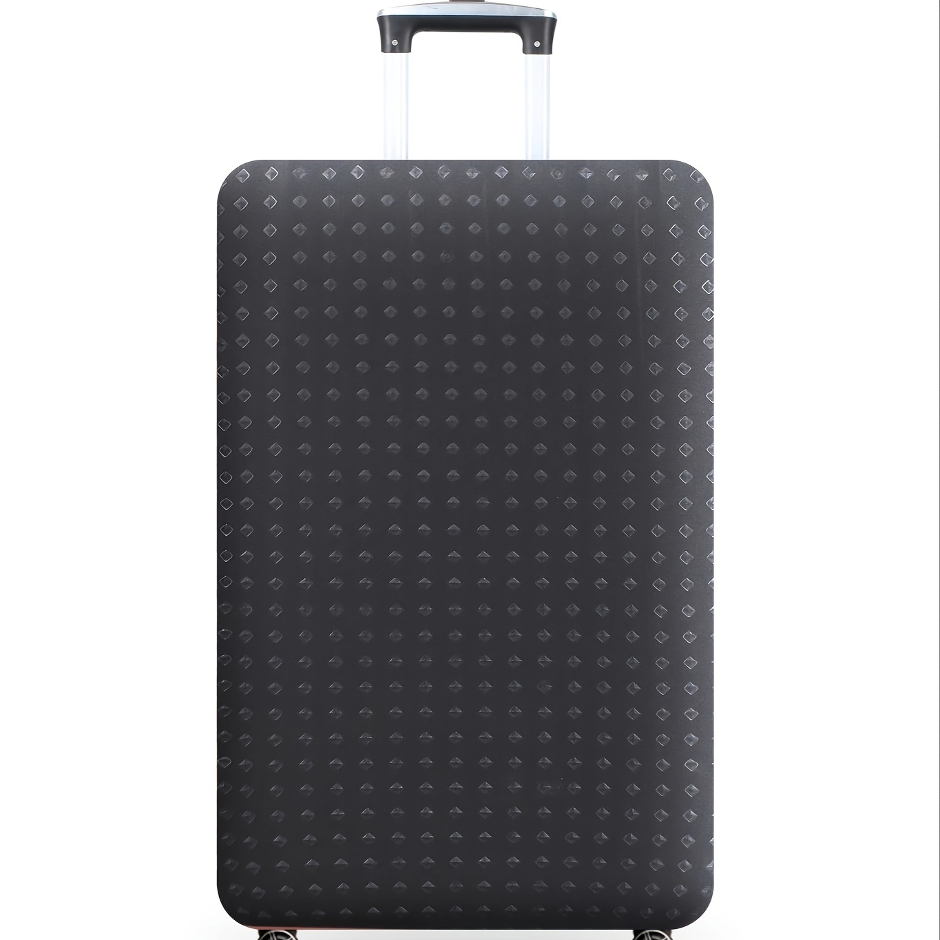 Black Embossed Travel Suitcase Protector, Elastic Protective Washable  Thickened Double-sided Polyester, Ammonia Luggage Cover With Concealed  Zipper Suitable For - Temu