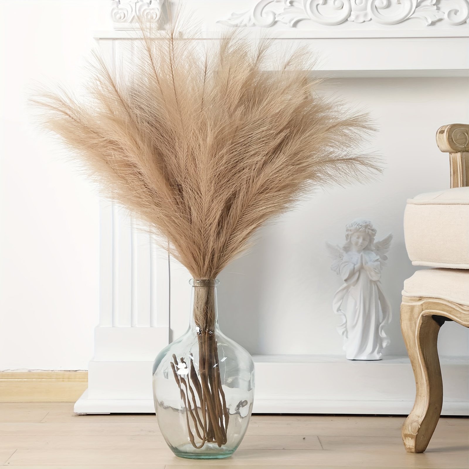 Faux Pampas Grass Tall Artificial Pompous Grass Fake Pompass - Temu