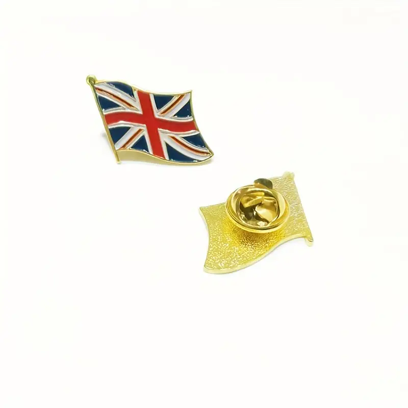 British Flag Brooch Nation Flag Badge Buckle Coat Sweater Suit Buckle Clothing Accessories details 4