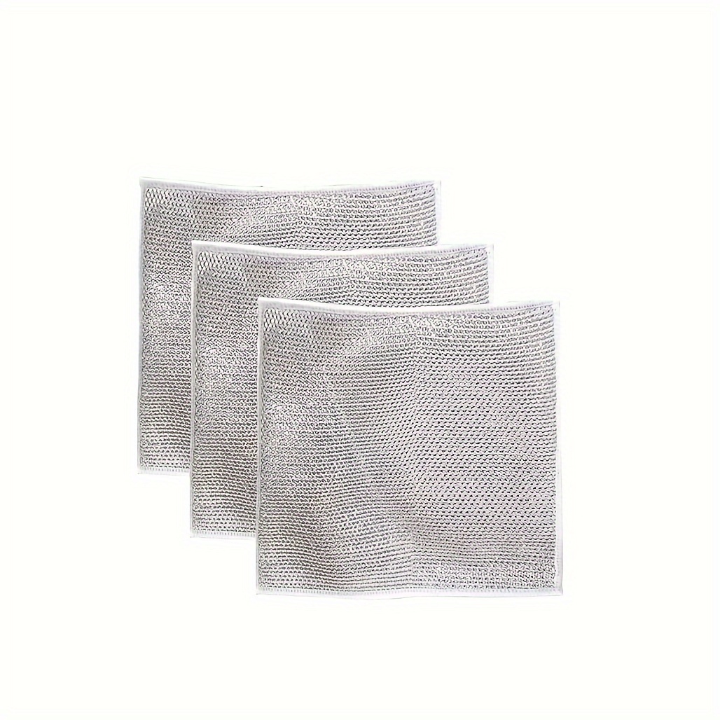 1-10X MULTIPURPOSE WIRE Dishwashing Rags for Wet and Dry, Wire Dishwashing  Rag $4.99 - PicClick AU