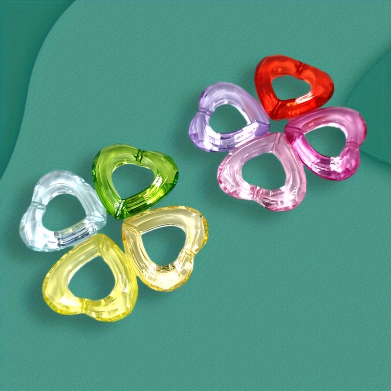 Crown Silicone Beads Random Mixed Color Rainbow Shape Double - Temu