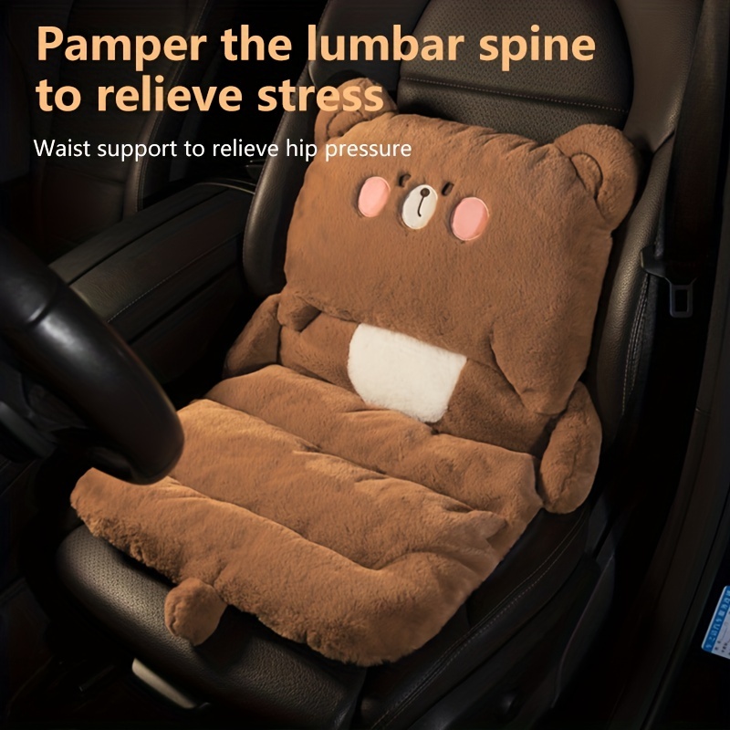 Car Lumbar Support Waist Pad Cartoon Cute Car Multifunction Seat