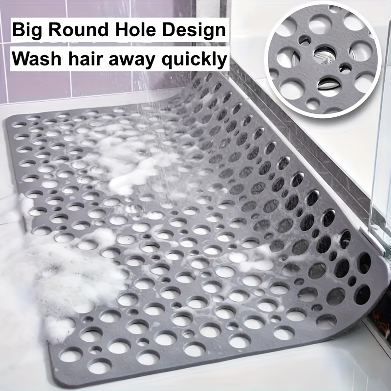 Bathroom Mat Anti Slip Suction Cup Circular Silicone Bath Mat