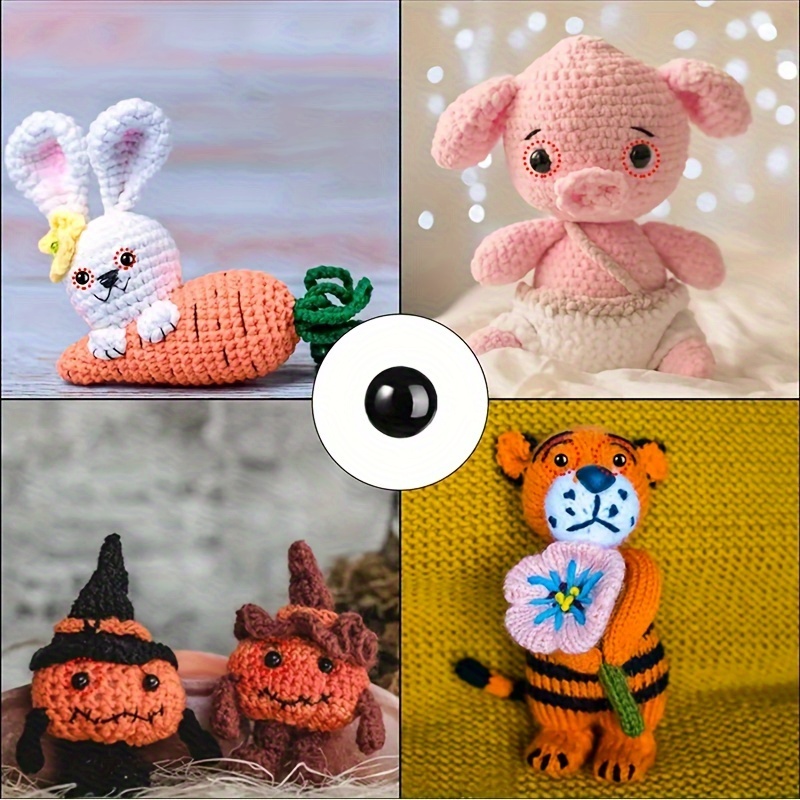 Eyes Crochet Stuffed Animals, Crochet Dolls Accessories