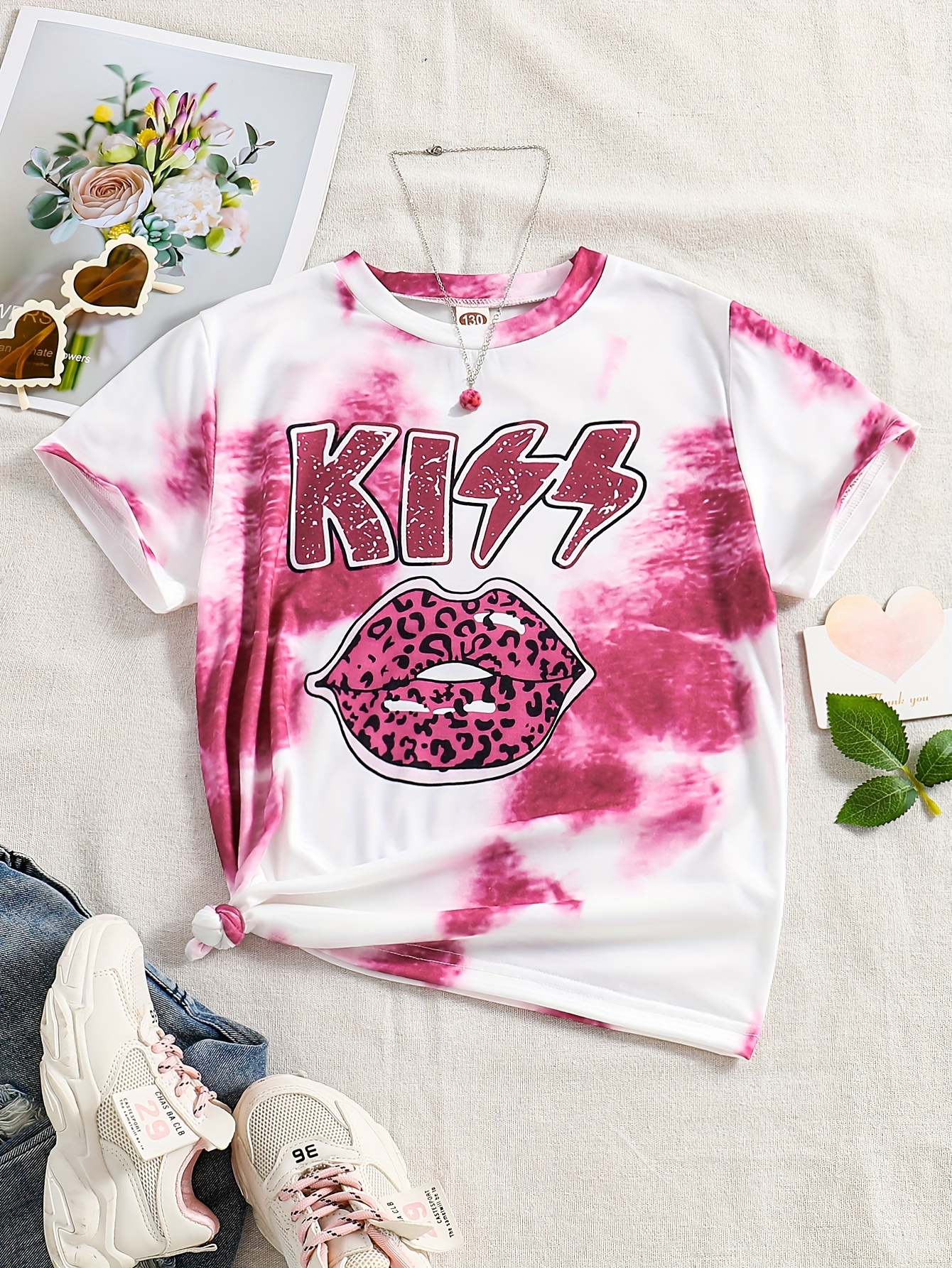 Kids kiss best sale t shirt