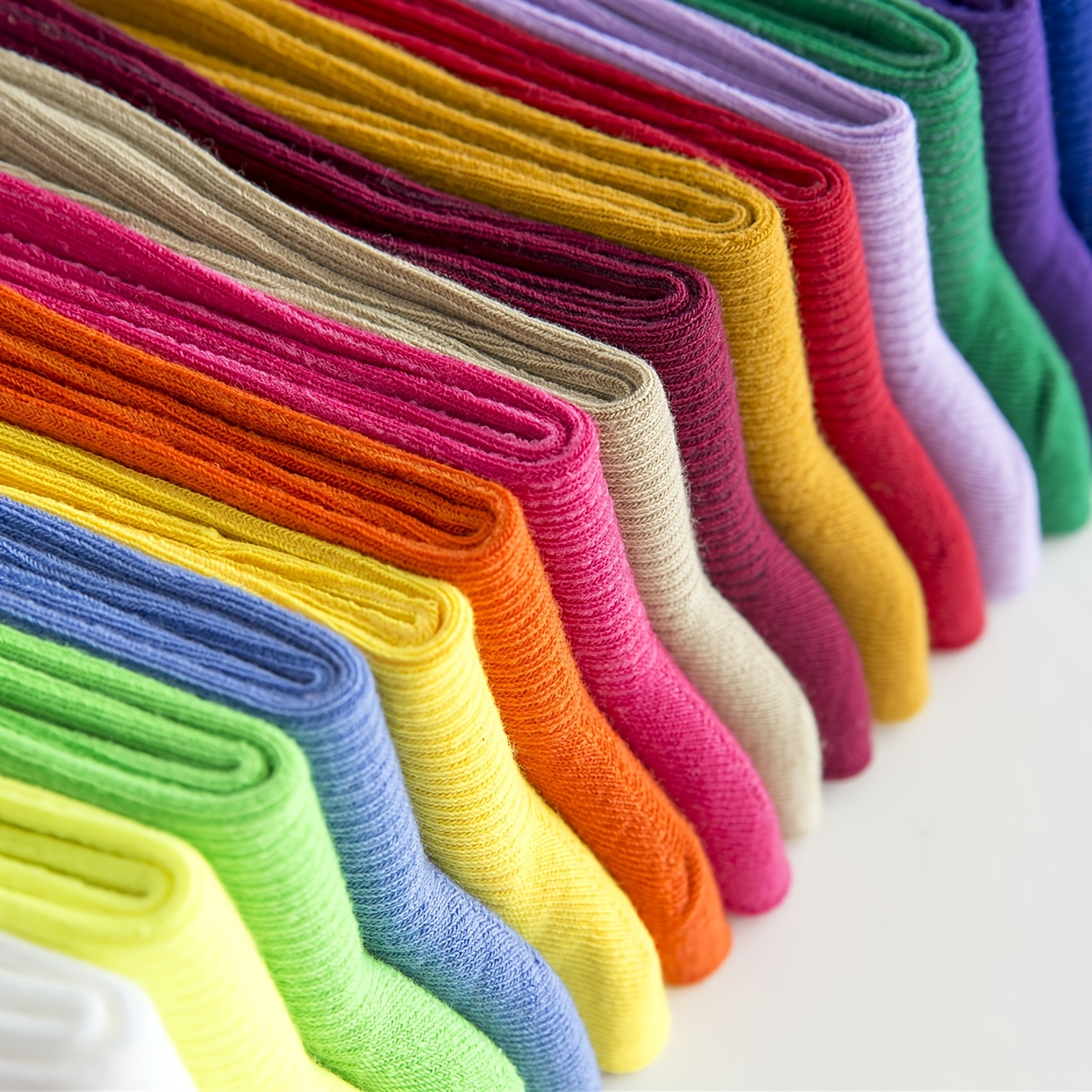 10 Pares Calcetines Mujer Calcetines Algodón Color Caramelo - Temu