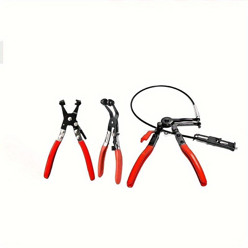 

1pc/3pcs Automotive Pipe Wrench Straight Throat Tube Bundle Pliers Can Bend Throat Tube Type Pliers Automatic Repair Tools