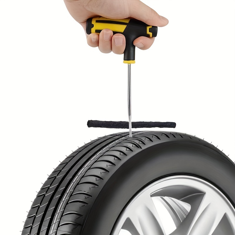 Outils de pneus Outil de réparation de pneu de voiture Kit de réparation de  pneus Touche d'étançage Set Auto Bicycle Pneu Réparation Puncture Plug  Garage Accessoires auto pour la voiture : 