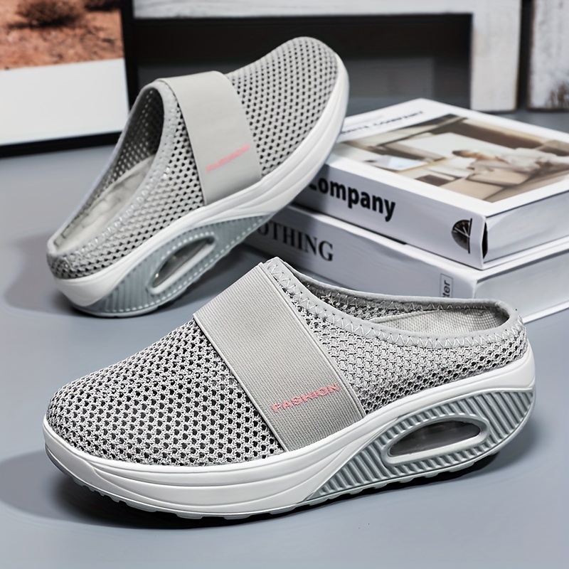 Soft Fabric Womens Low Top Slip-On Sneakers - Breathable, Round Toe, PU Sole, Comfortable Platform Shoes for All Seasons - Perfect for Casual Home Wear