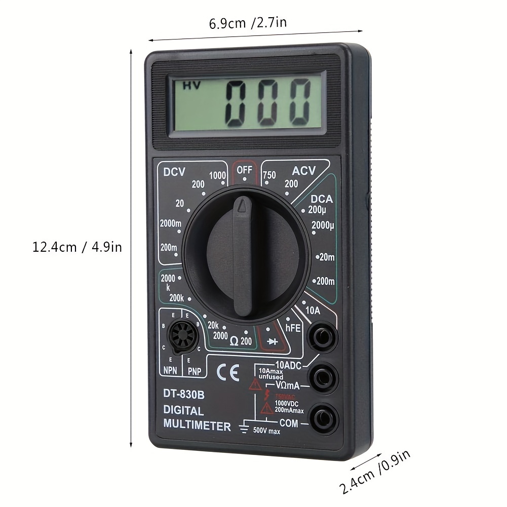 Cheap Portable Digital Multimeter Mini Pocket Ammeter Voltmeter