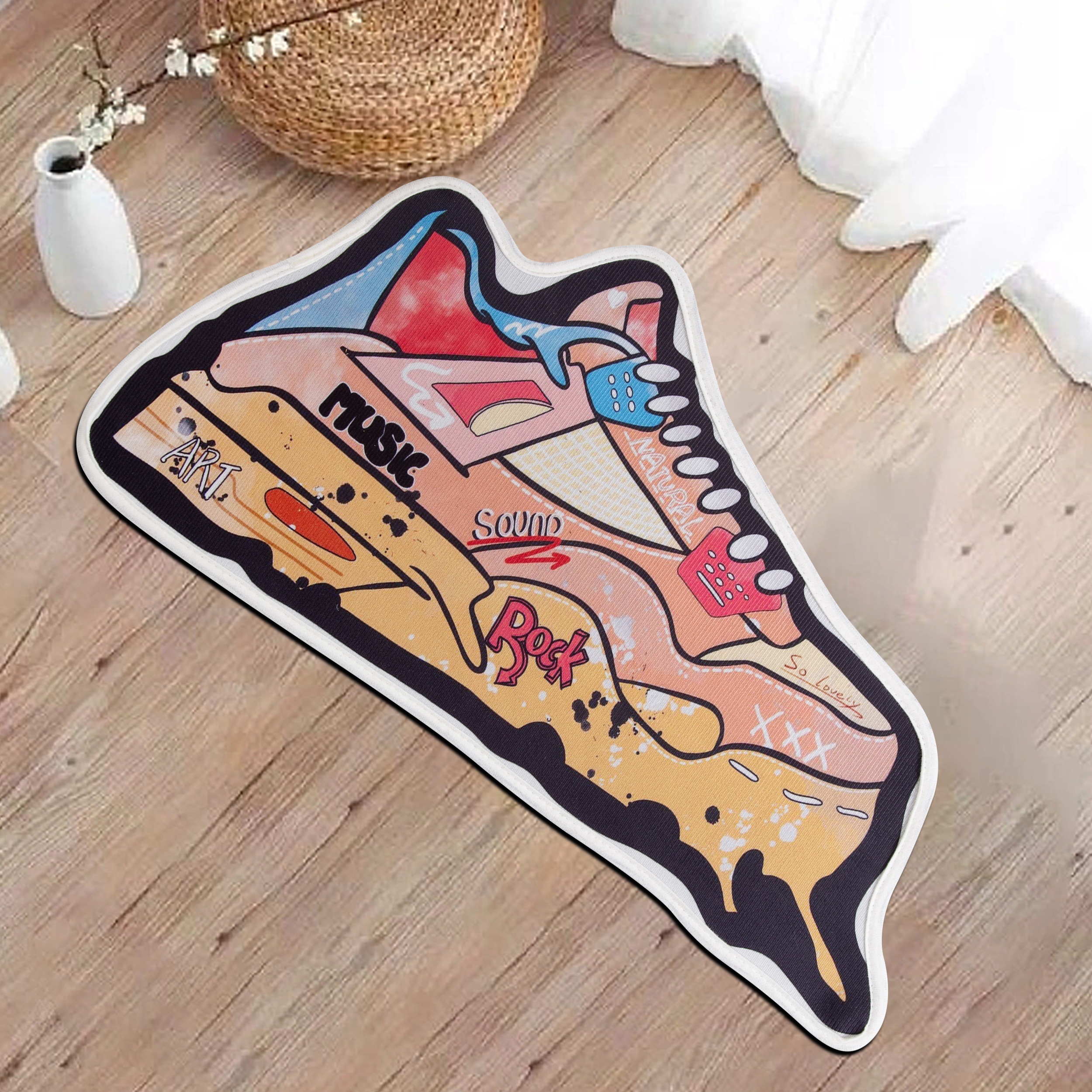 Anti-Slip Absorbent Mat for Sneakers - Durable Indoor Outdoor Doormat