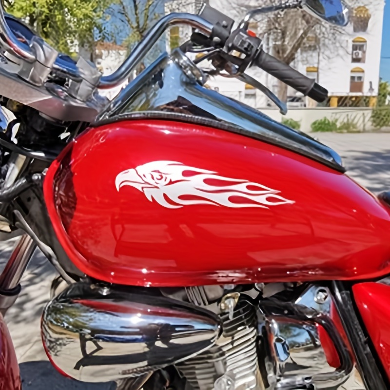 Reflective Eagle Flame Sticker Motorcycle Car Bike - Temu