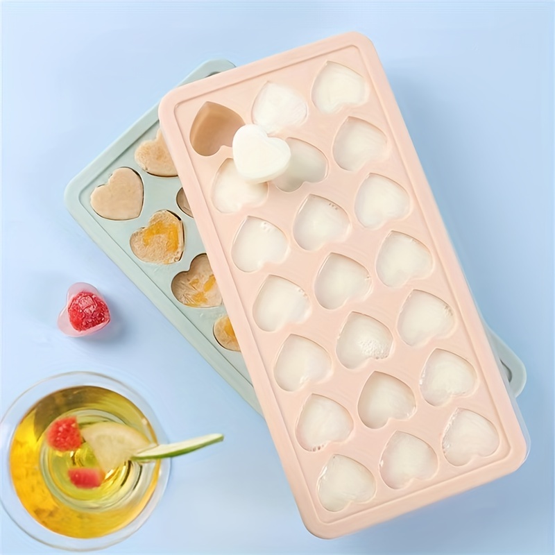 1pc Silicone Heart Mold BPA Ice Cube Tray – The Kawaii Shoppu