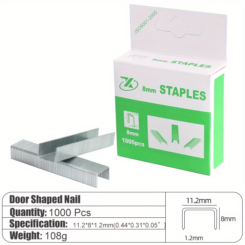 Heavy Duty Staple Gun with 200pcs 8mm Staples