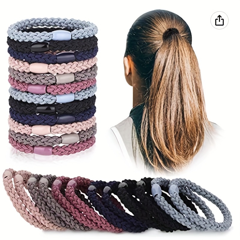 Bracelet Hair Ties Women Boho Hair Ties Braided Hair Ties 5 - Temu Canada