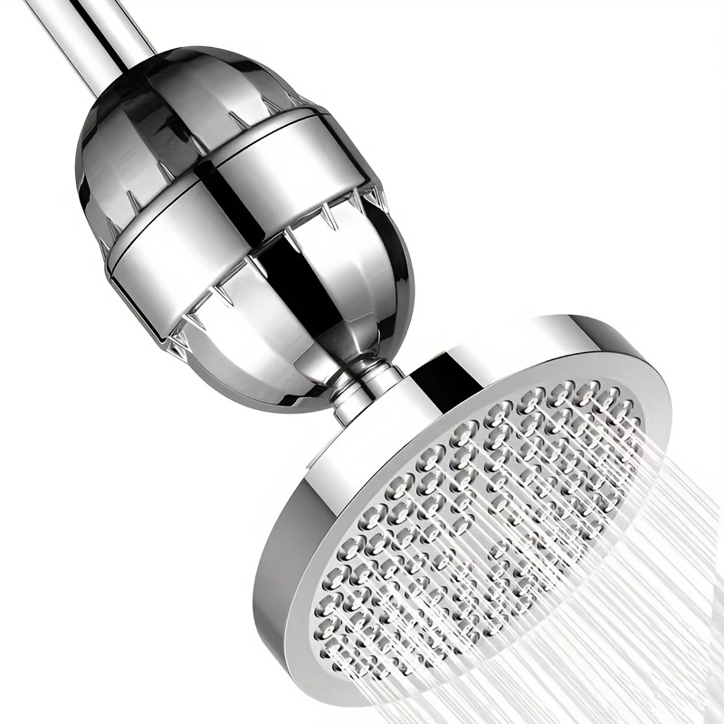 Pommeau de douche à main haute pression, multifonctionnel 3 modes avec  interrupteur à un bouton, massage, filtre aux ions négatifs, avec tuyau