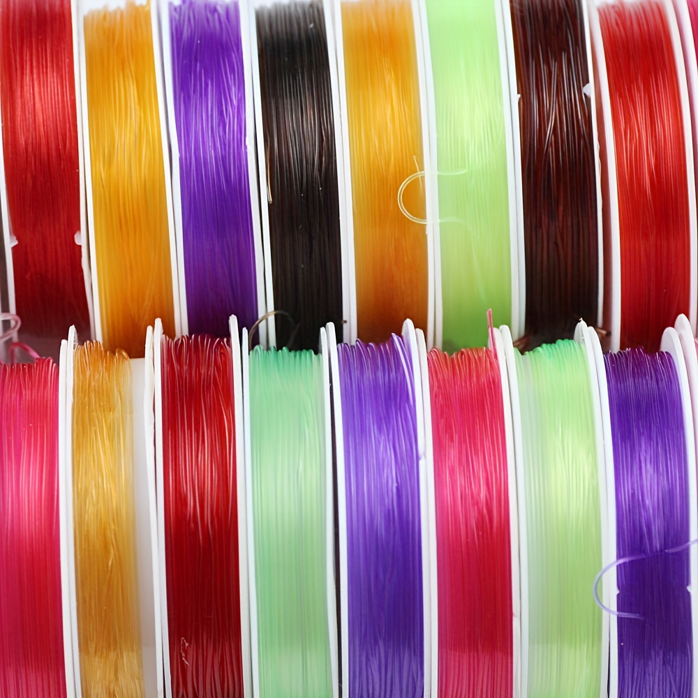 Elastic Thread Silk Thread Handmade Thread Crystal Elastic - Temu