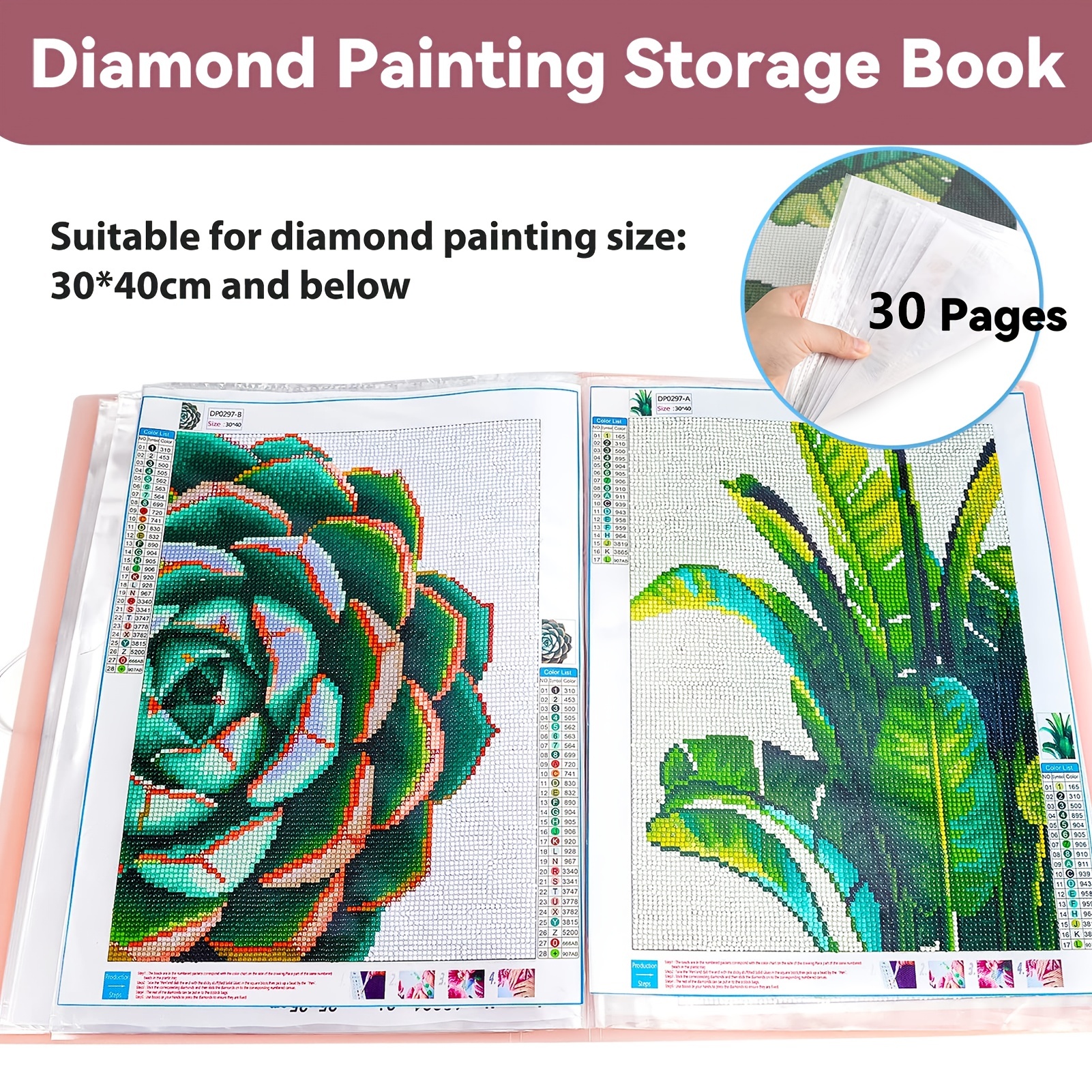  A3 Diamond Painting Storage Book For 60 Diamond