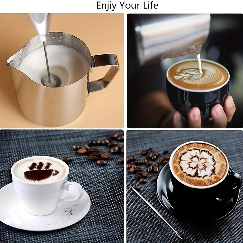 Household Stainless Steel Electric Mixer Whisk Mini Coffee Creamer