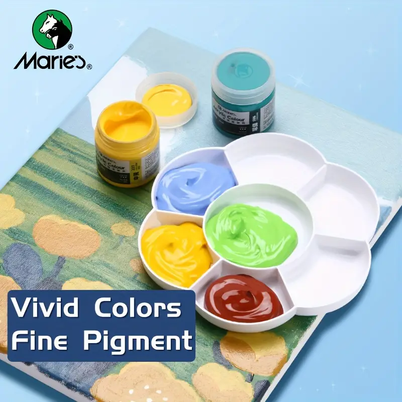 Marie's Professional Acrylic Paint Set 6/12/24 Colors Craft - Temu