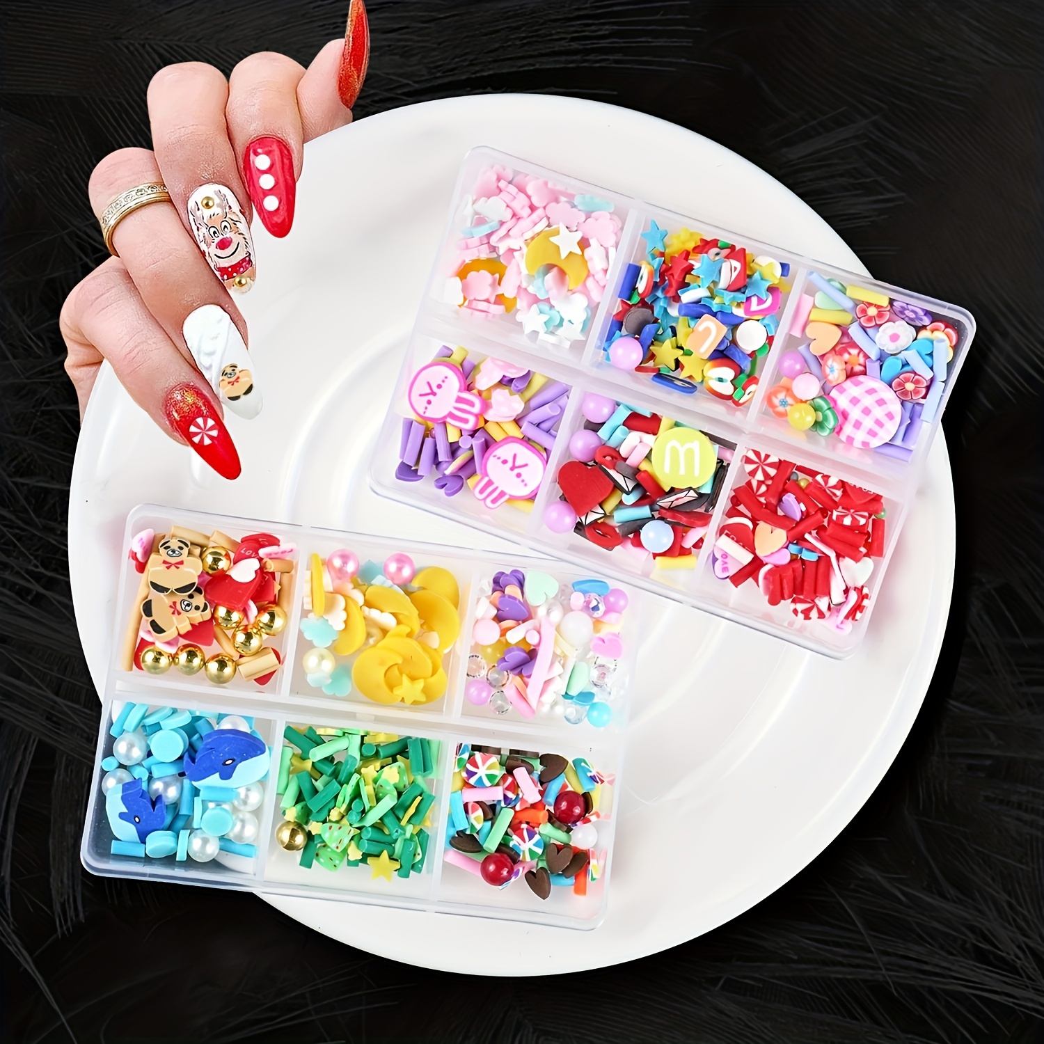 Resin Colorful Mini Cute Shiny Candy Nail Charms flatback - Temu