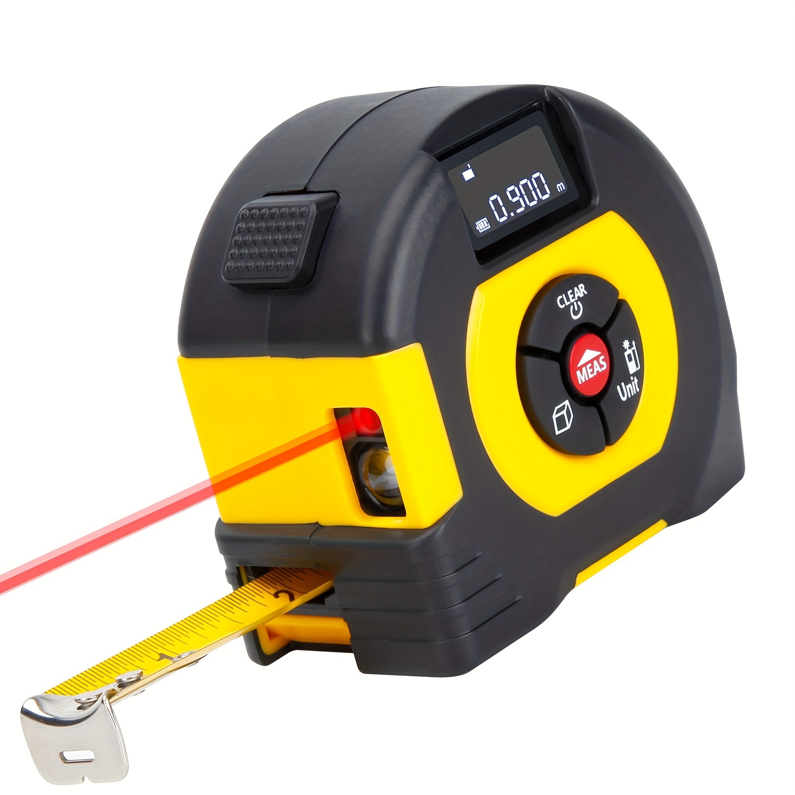 Triple Laser Distance Mètre Acier Ruban à mesurer Mètre Laser Intérieur  Laser Distance Mètre Mesure Laser Ruban à mesurer Laser Numérique