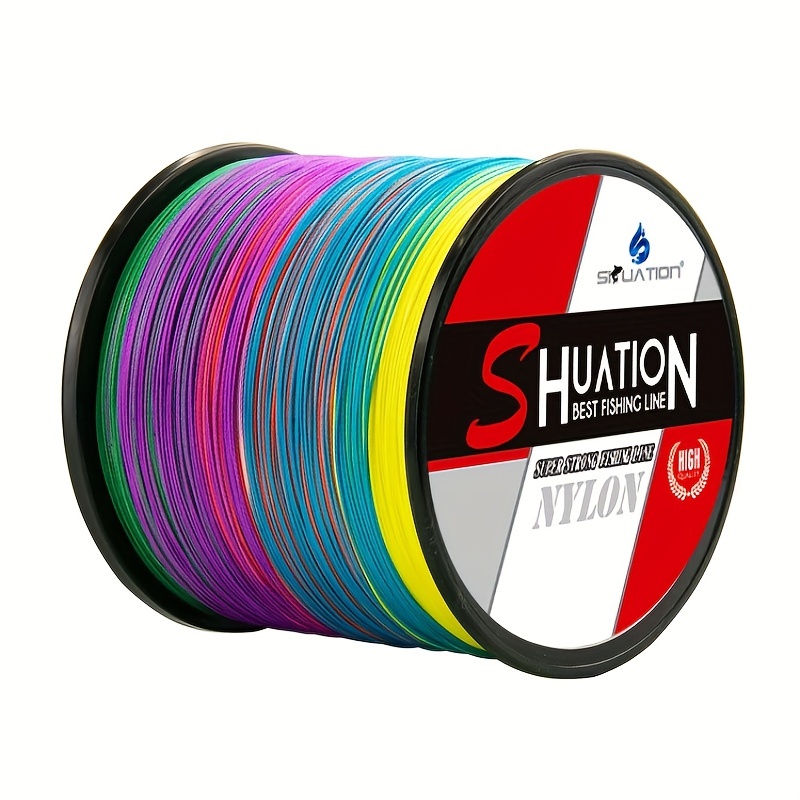 Strong Durable 4 strand Multicolored Braided Fishing Line - Temu