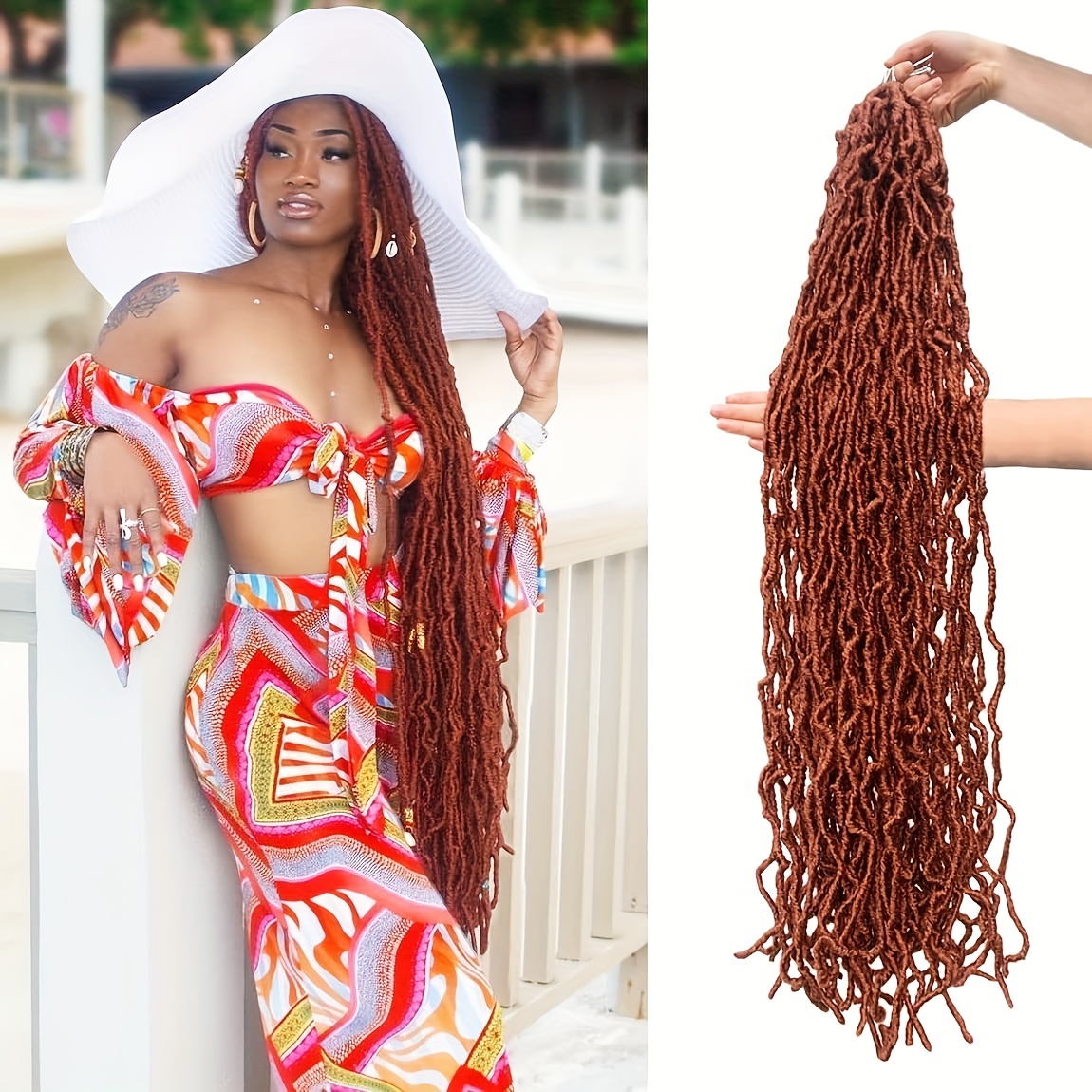 Goddess Box Braids Crochet Hair 10 Inch Bohemian Box Braids Crochet Hair  with Cu