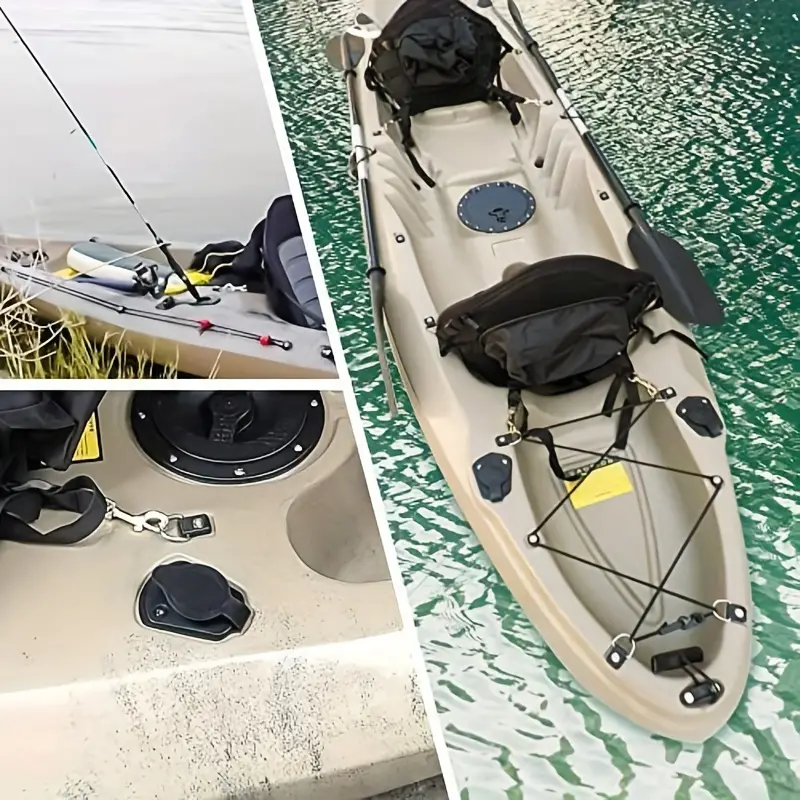 Durable Kayak Fishing Rod Holder Pad Eyes Screws Essential - Temu