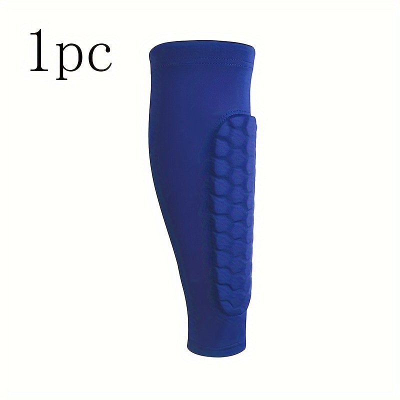 Nouveau Produit 2024 1 Pièce Protège-tibias De Football Adapté Pour Hommes  Et Femmes, Manchon De Compression Pour Jambe Avec Coussin En Nid D'abeille,  Soutien Pour Le Tibia Base-ball Boxe Taekwondo Vtt Léger