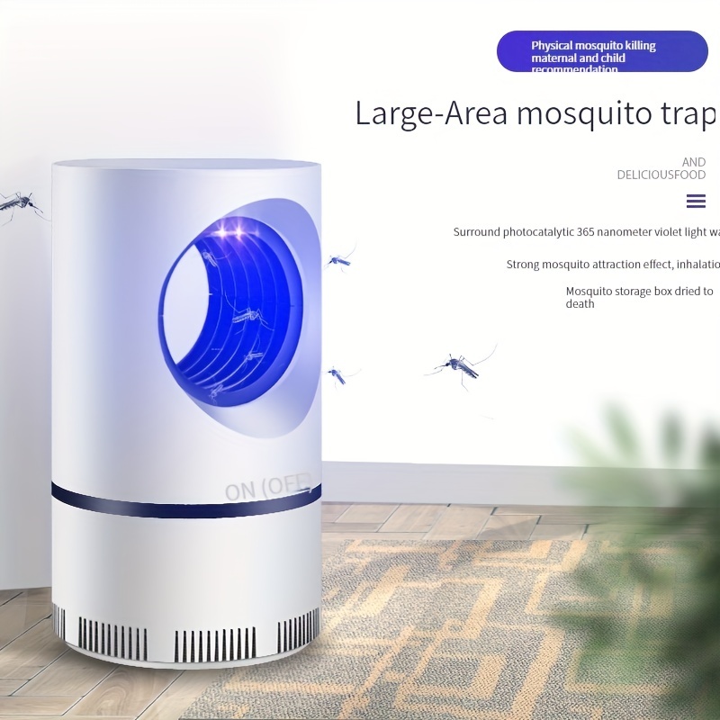 Inhalation Type Electric Shock Mosquito Killer Lamp Household Bedroom  Trapping Insect Light Catalyst Silent Electronic Mosquito Killer