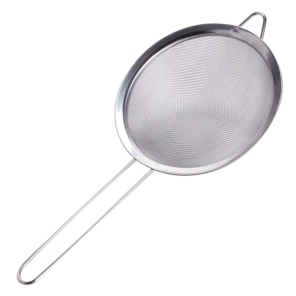 Multifunctional Metal Mesh Strainers With Handle - Perfect For Juicing,  Straining Tea, Flour, Soy Milk, And More - Kitchen Gadgets And Tools For  Effortless Food Prep - Temu