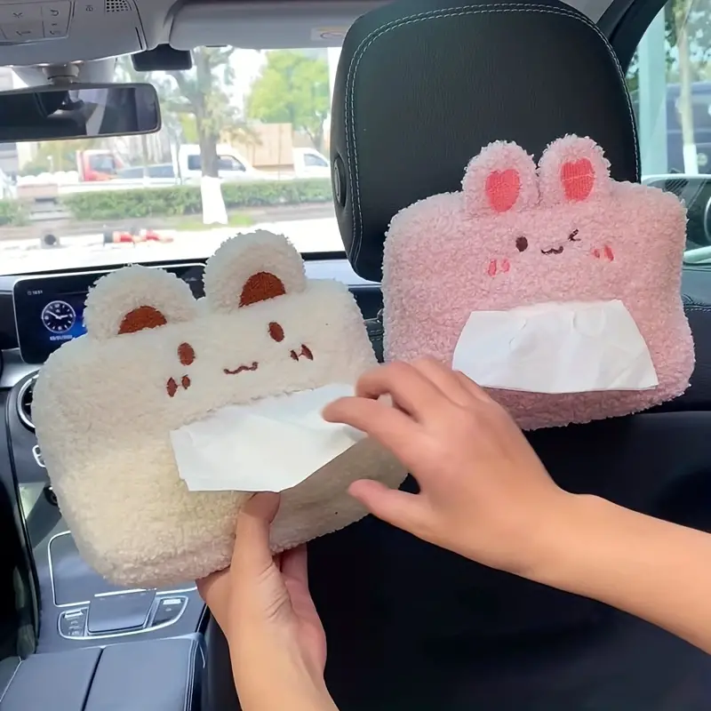 Auto tissue box Premium Sense Cute Bear Rabbit Creative - Temu Austria