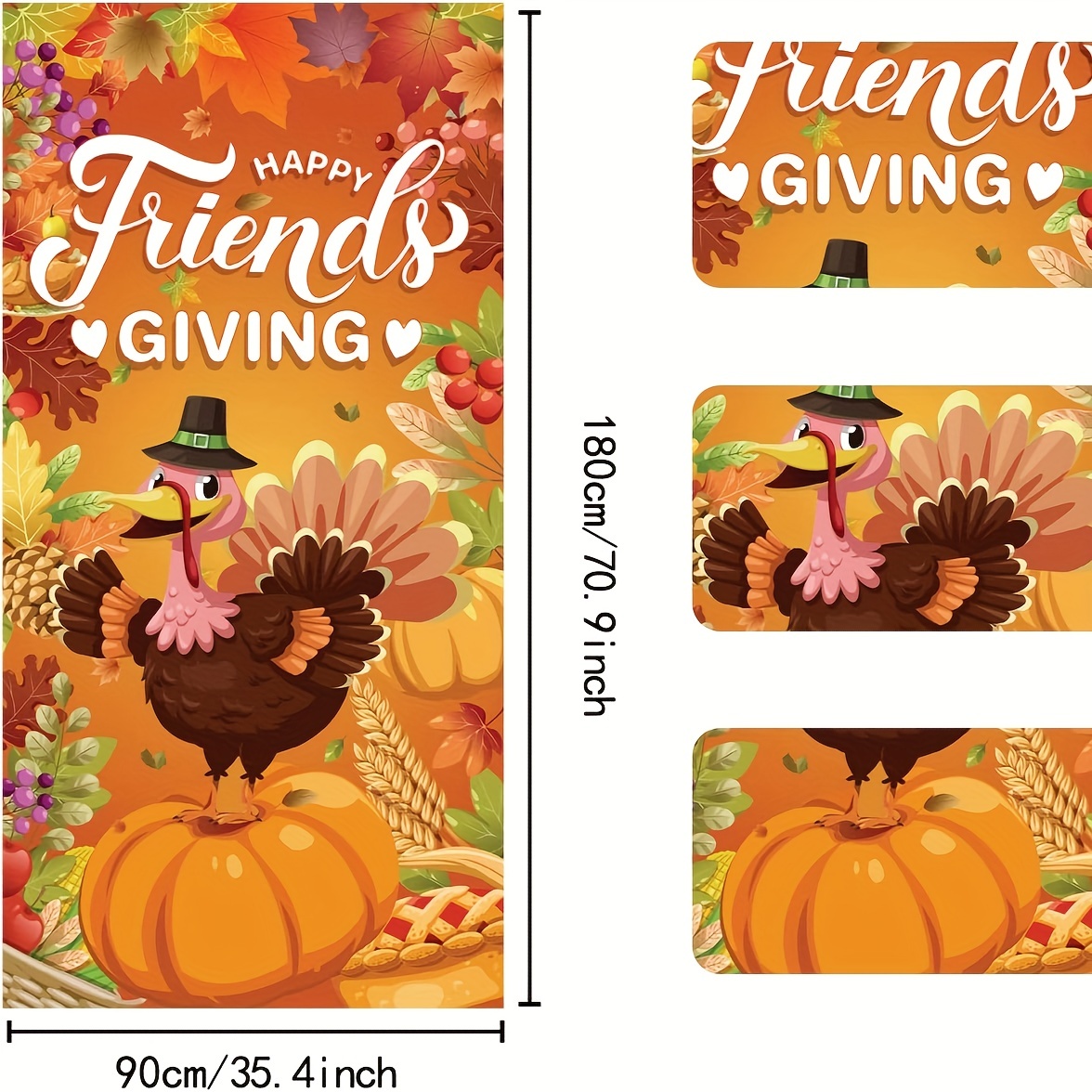 Happy Friendsgiving Decorations Happy Friendsgiving Banner