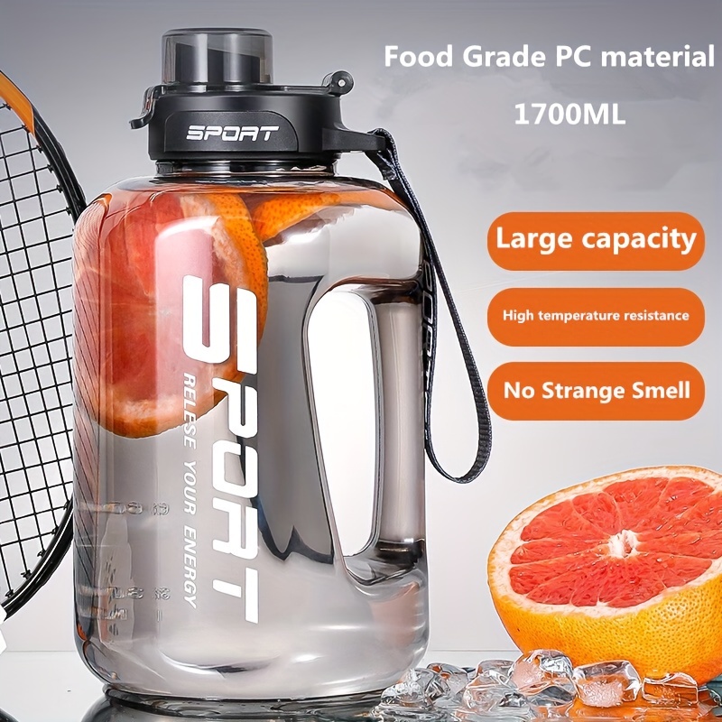 Water Jug Big Water Bottle 91.3OZ Sports Water Bottle Big Capacity  Leakproof Container BPA Free Water Bottles for Fitness Gym Yoga Travel  Cycling