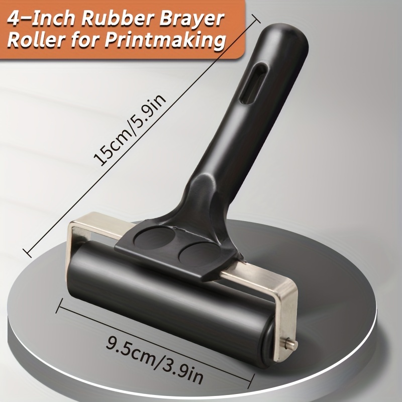 Rubber Brayer Roller For Printmaking Great For Gluing - Temu